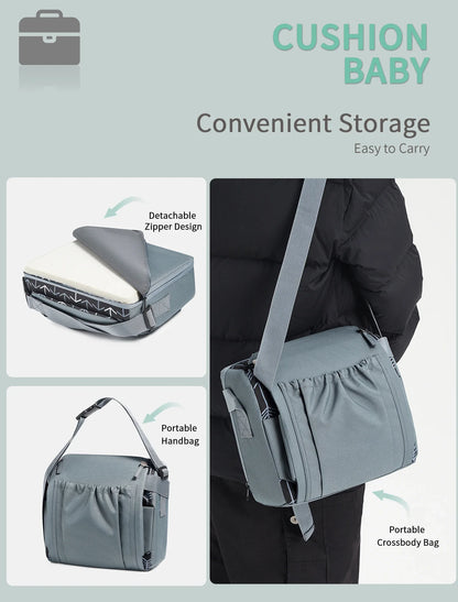 Portable Baby Booster Seat – Foldable, Anti-Slip, Travel Friendly