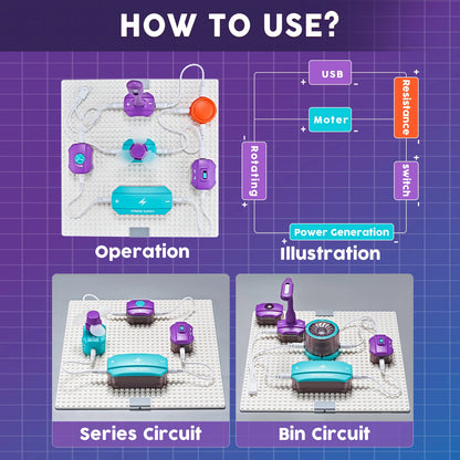 STEM Circuit Kit for Kids – 150+ DIY Electronics Projects