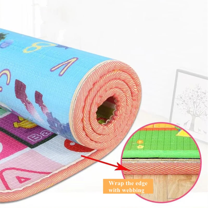 Foldable Foam Baby Play Mat – Extra Thick & Safe Crawling Rug