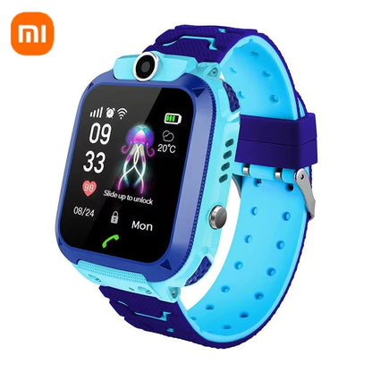 Kids Smart Watch GPS SOS Call Camera Waterproof Tracker