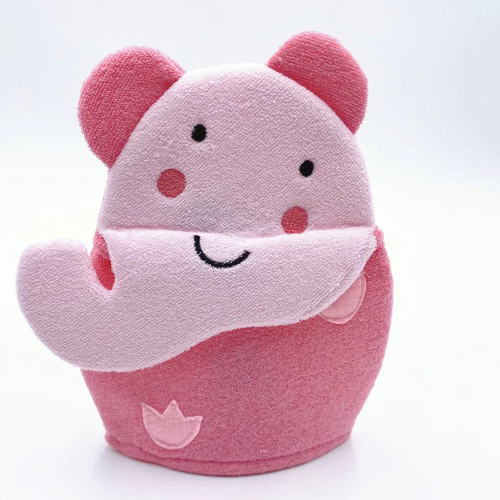 Children Bath Gloves – Soft Cartoon Sponge for Gentle Cleaning