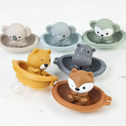 Baby Bath Toys Floating Animal Set Fun Water Play for Kids