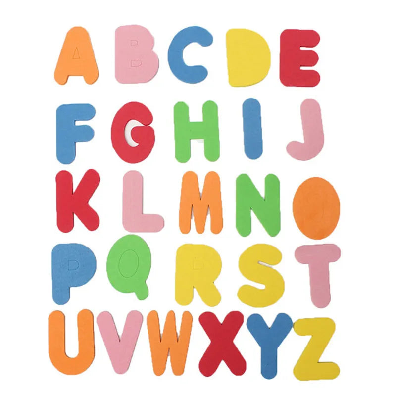 Alphanumeric Letter Bath Puzzle – Fun Learning Toy