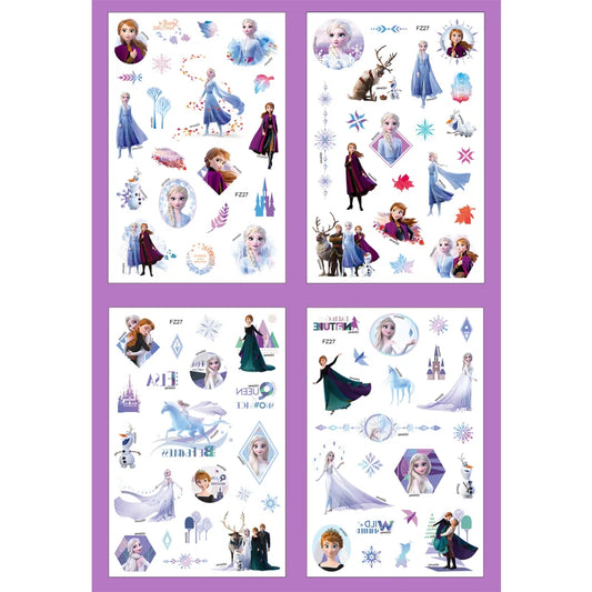 Temporary Tattoo Stickers for Kids – Cute Cartoon Party Fun