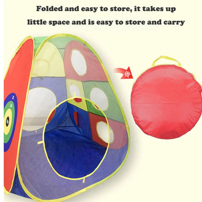 Kids Play Tent with Pop-Up Design for Indoor & Outdoor Fun