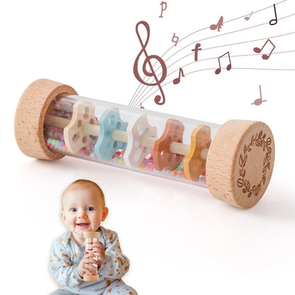 Montessori Baby Rain Stick – Soothing Music & Sensory Toy