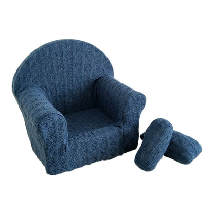 Infant Mini Sofa for Photoshoot – Comfortable & Portable Seat