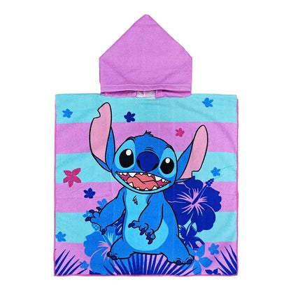 Baby Stitch Hooded Bath Towel – Soft & Quick-Dry Robe