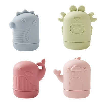 Baby Bath Toys – Silicone Animal Sprinkler Fun
