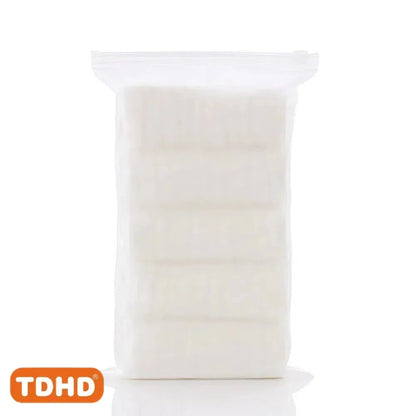 Baby Cotton Gauze Saliva Towel Set – Soft & Absorbent 5-Pack