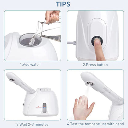 Ozon Facial Steamer – Deep Warm Mist Hydration Spa