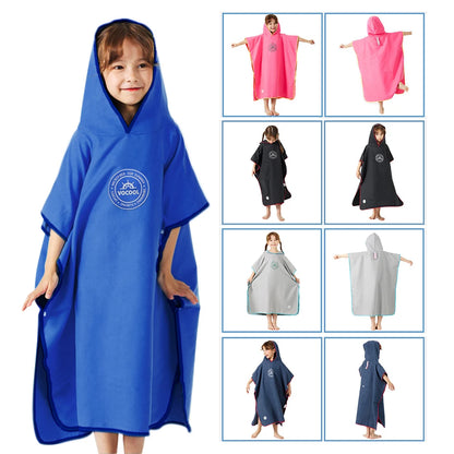Kids Hooded Bath Towel – Quick-Dry Absorbent Comfort Cape