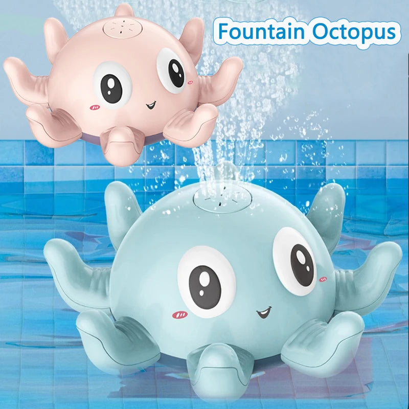 Baby Bath Toy Spray Octopus – Light-Up Automatic Water Fun