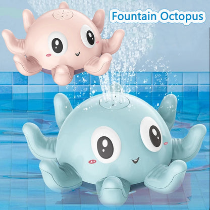 Baby Bath Toy Spray Octopus – Light-Up Automatic Water Fun