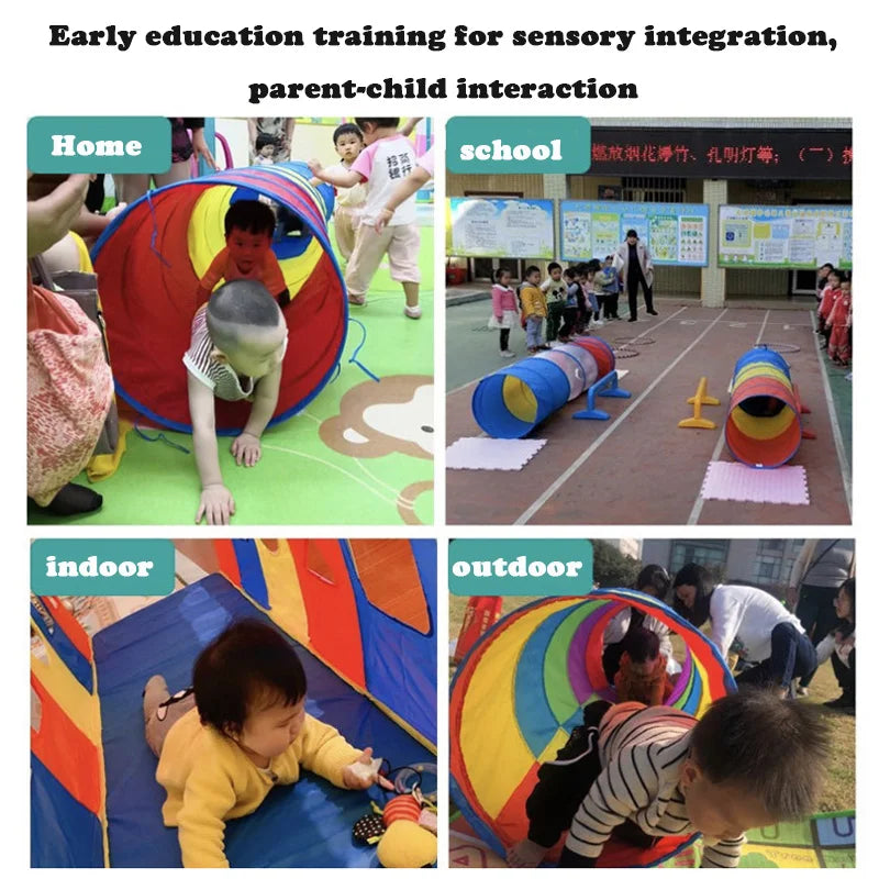 Kids Play Tent with Crawling Tunnel – Indoor & Outdoor Fun Space