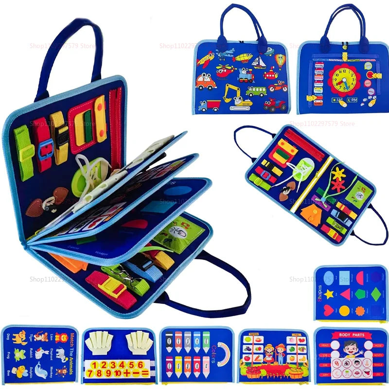Montessori Busy Board for Kids – Learn Through Play