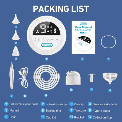 Baby Nasal Aspirator – Gentle Electric Nose Cleaner