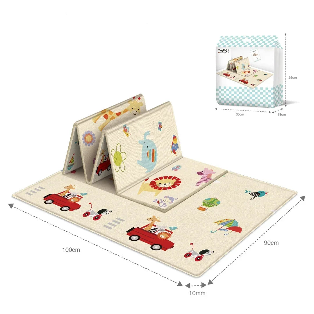 Foldable Baby Play Mat – Waterproof, Soft & Outdoor Safe