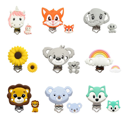 BPA-Free Animal Silicone Teether Set – Safe & Fun Relief