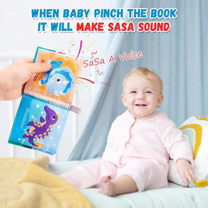 Baby Crinkle Book Set for Early Learning & Sensory Play