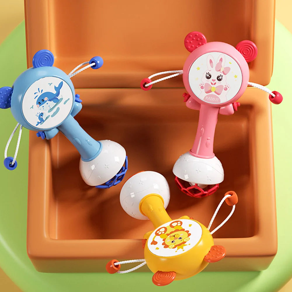 Baby Rattle Toys – Teether & Hand Bells for Early Learning