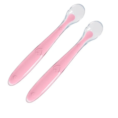 Baby Silicone Feeding Spoon Set – Soft Tip & Portable Box