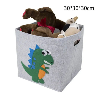 Foldable Toy Storage Box – Cute Organizer for Kids’ Room