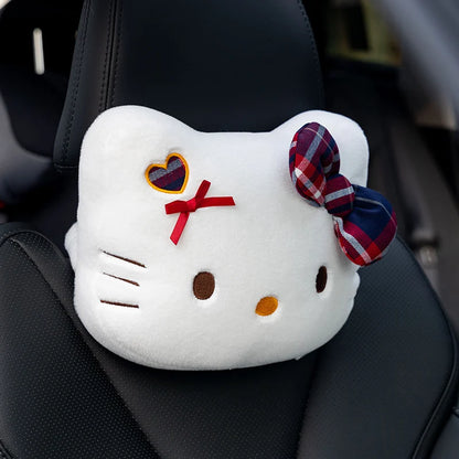 Hello Kitty Car Neck Pillow Plush Headrest Support Comfort