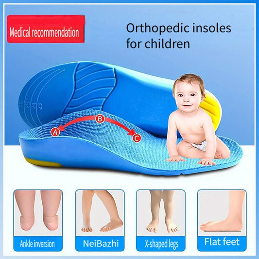 Kids Orthotic Insoles for Flat Feet – Arch Support & Comfort