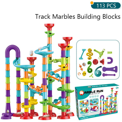 Marble Run Building Blocks Set – Creative STEM Fun