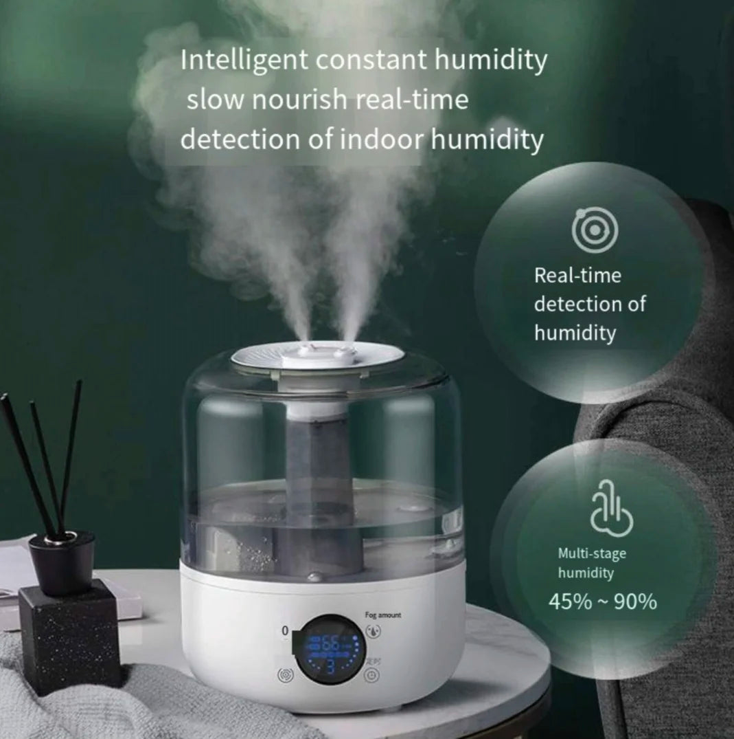 3L Ultrasonic Air Humidifier – Silent Large Capacity Aroma Diffuser