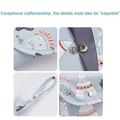 Waterproof Baby Diaper Bag with Wet & Dry Storage Pouch