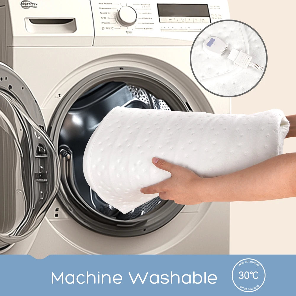 Heated Blanket with Timer – Ultra-Soft Dual-Layer Warmth