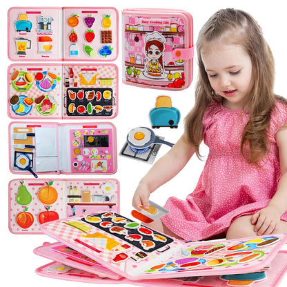Montessori Busy Board Toys – Farm Animal Learning Fun