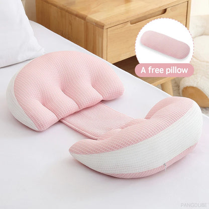 Pregnancy Pillow with Waist Support – Comfortable Sleep Aid