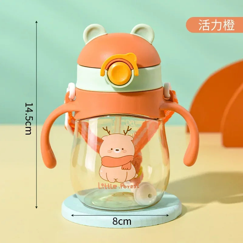 Baby Drinking Cup with Straw – Anti-Choke & Spill-Proof Design