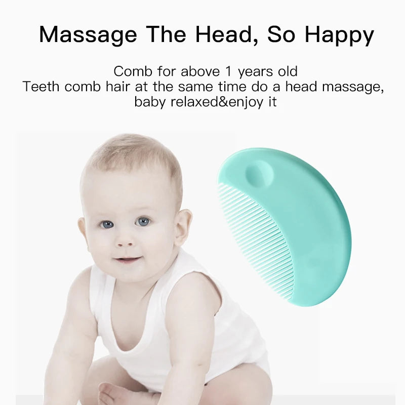 Baby Hair Brush and Comb Set – Gentle Care for Newborns