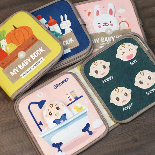 Montessori Busy Book – Early Learning Puzzle & Sensory Toy