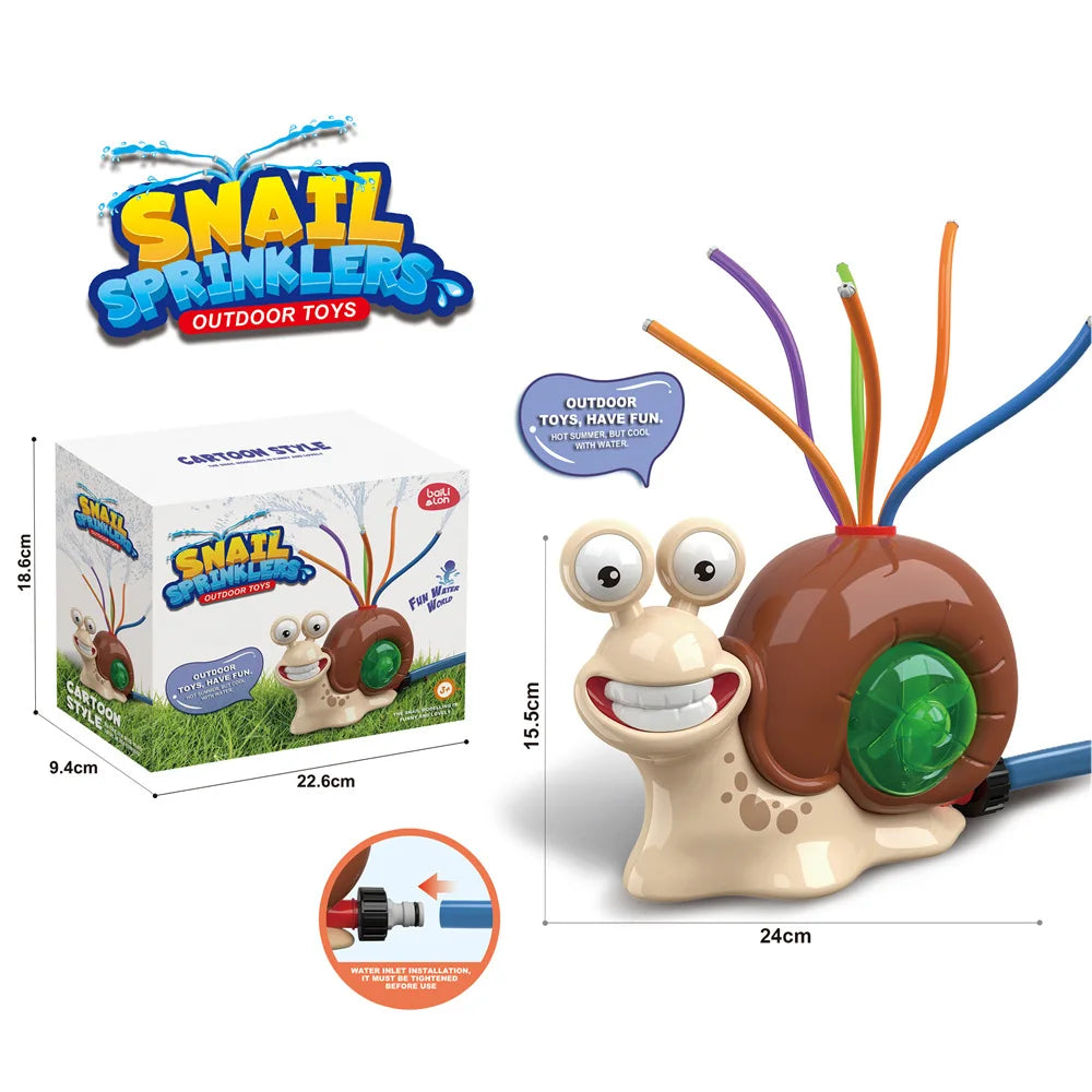 Snail Water Spray Toy – Fun Outdoor Splash for Kids