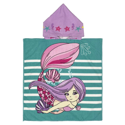 Cartoon Baby Hooded Bath Towel – Soft & Quick-Dry Cloak