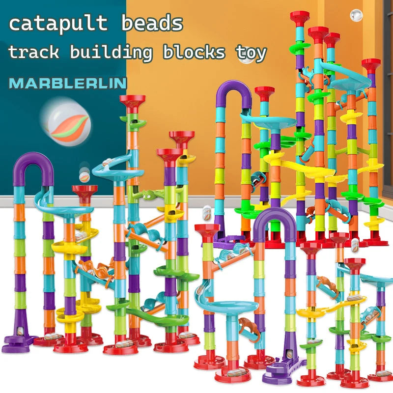 Marble Run Building Blocks Set – Creative STEM Fun