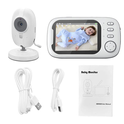 Wireless Video Baby Monitor 3.5” – Night Vision & 2-Way Audio