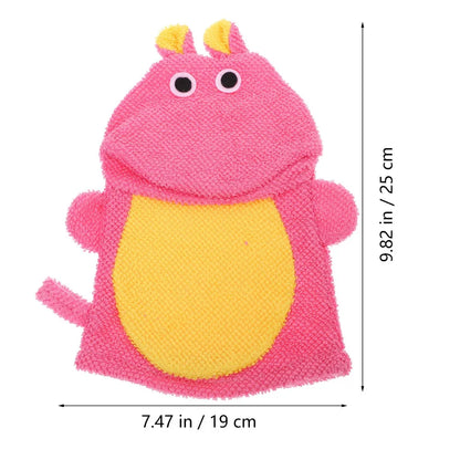 Children Bath Gloves – Soft Cartoon Sponge for Gentle Cleaning