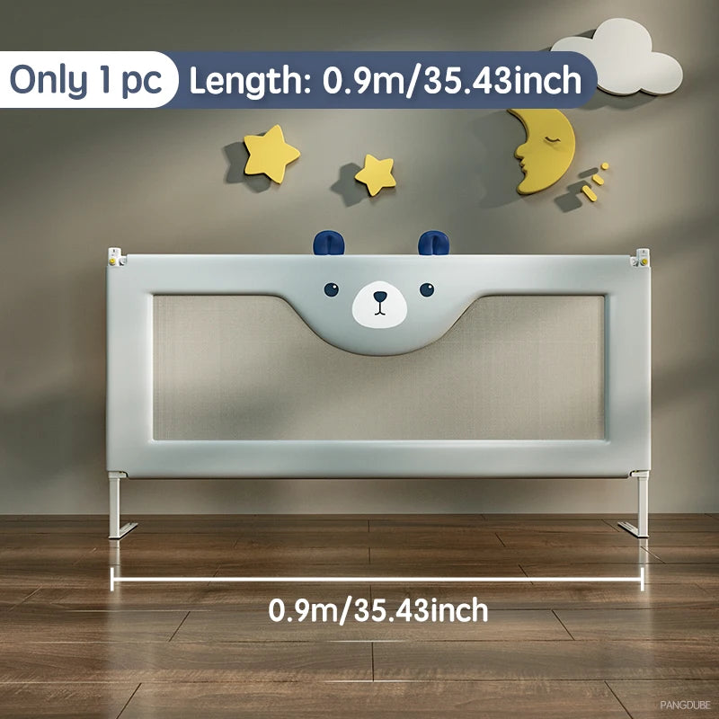 Baby Bed Guard Rail for Safer Sleep & Fall Protection