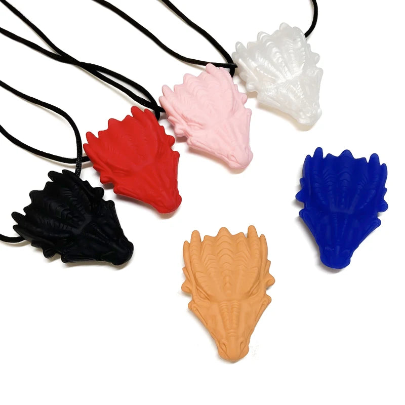 Silicone Teether Dragon Necklace – Safe Soothing Relief