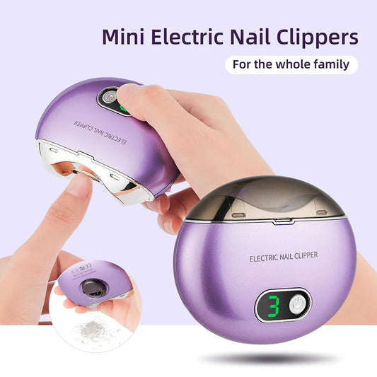Electric Nail Clipper with UV Light – Safe & Easy Nail Care