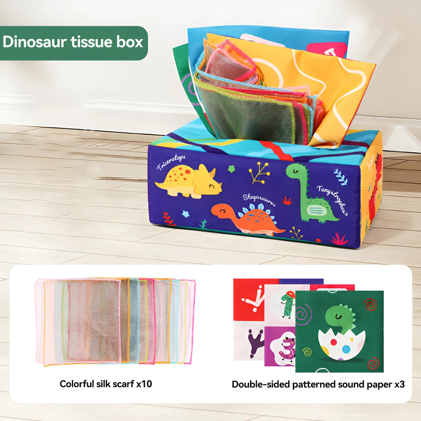 Fun Cartoon Cloth Book – Unbreakable Baby Activity Toy