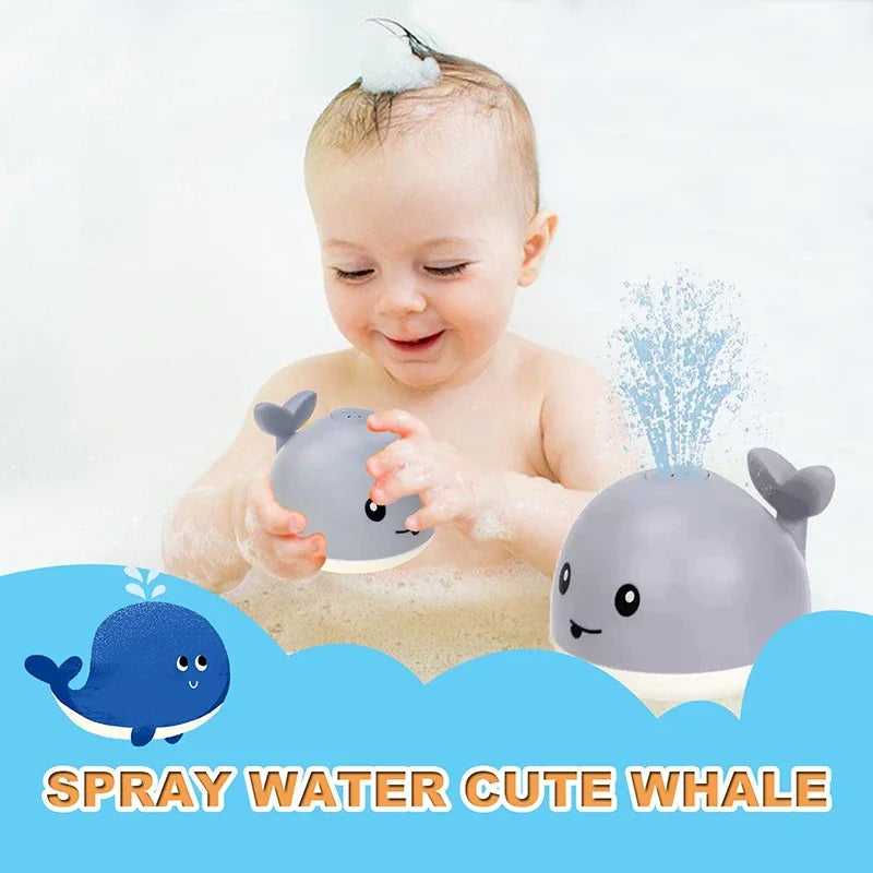 Baby Bath Toys Whale Sprinkler – LED Water Play Fun