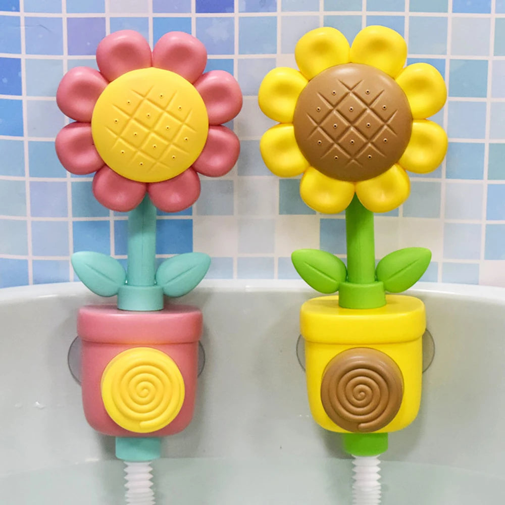 Baby Sunflower Shower Bath Toy – Fun Water Play