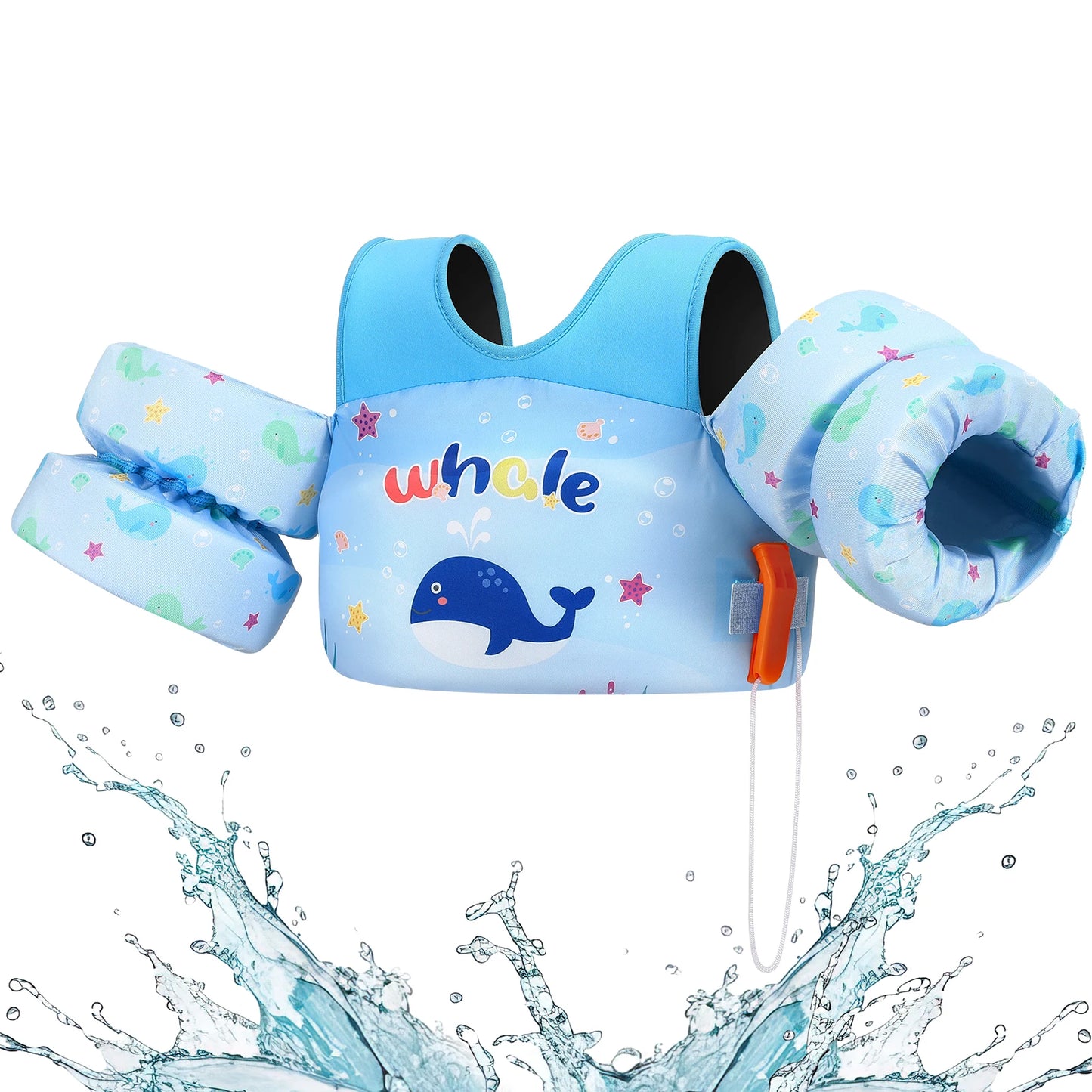 Kids Swim Vest with Arm Floats – Safe Buoyancy for Water